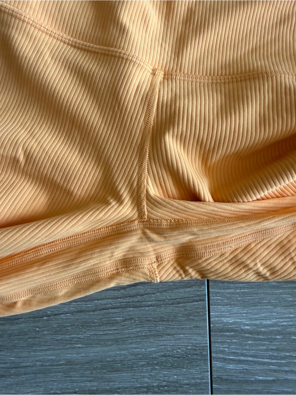 Lululemon Align Ribbed High-Rise Pant 25" Mango Dream size 4 - Picture 9 of 9